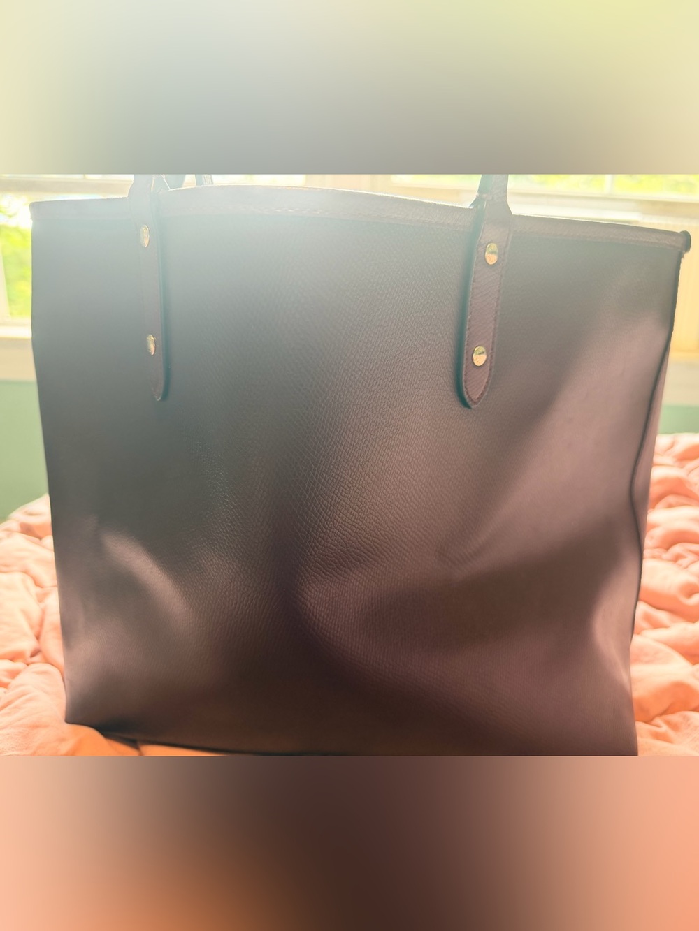 Coach Burgundy Tote Bag - Picture 5 of 16